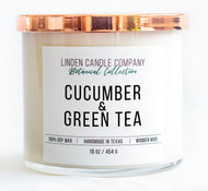 Cucumber and Green Tea Organic Soy Candle