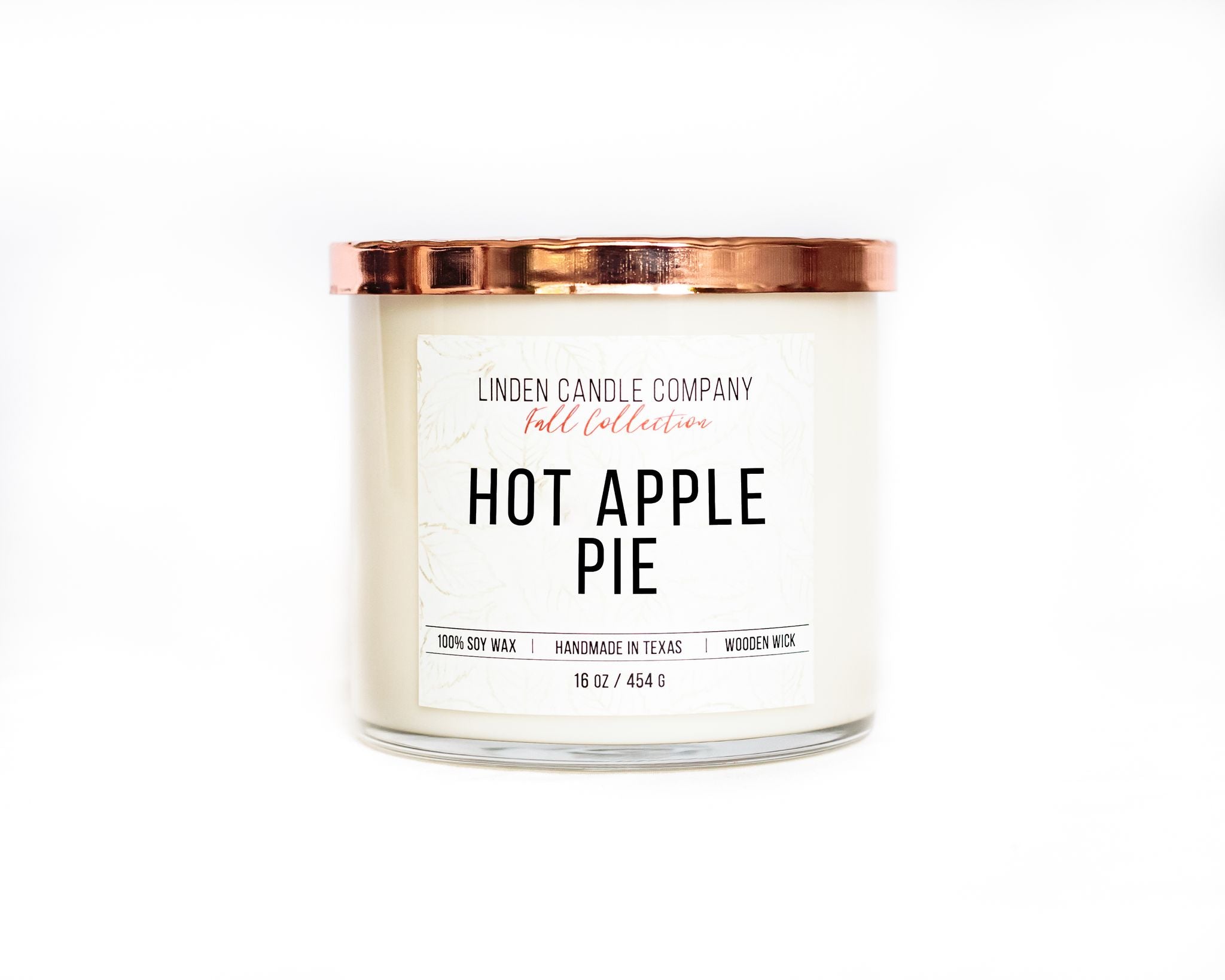Hot Apple Pie Organic Soy Candle – Linden Candle Company