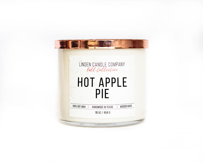 Hot Apple Pie Organic Soy Candle