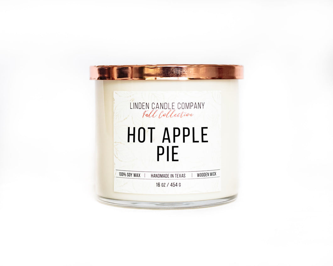 Hot Apple Pie Organic Soy Candle