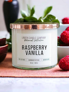 Raspberry Vanilla 16oz Soy Candle