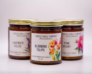 Wild Sunflowers Floral Soy Candle 9oz