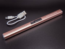 Load image into Gallery viewer, Rose Gold Electric Flameless Rechargeable Lighter
