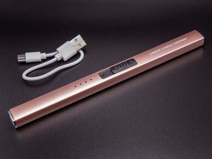 Rose Gold Electric Flameless Rechargeable Lighter