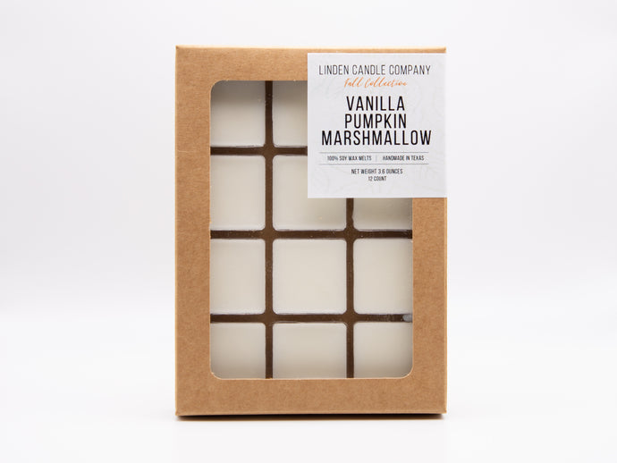 Vanilla Pumpkin Marshmallow 12 Count Wax Melts