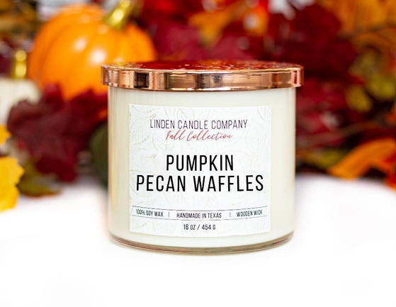Pumpkin Pecan Waffles- Best-Selling Fall Soy Candle