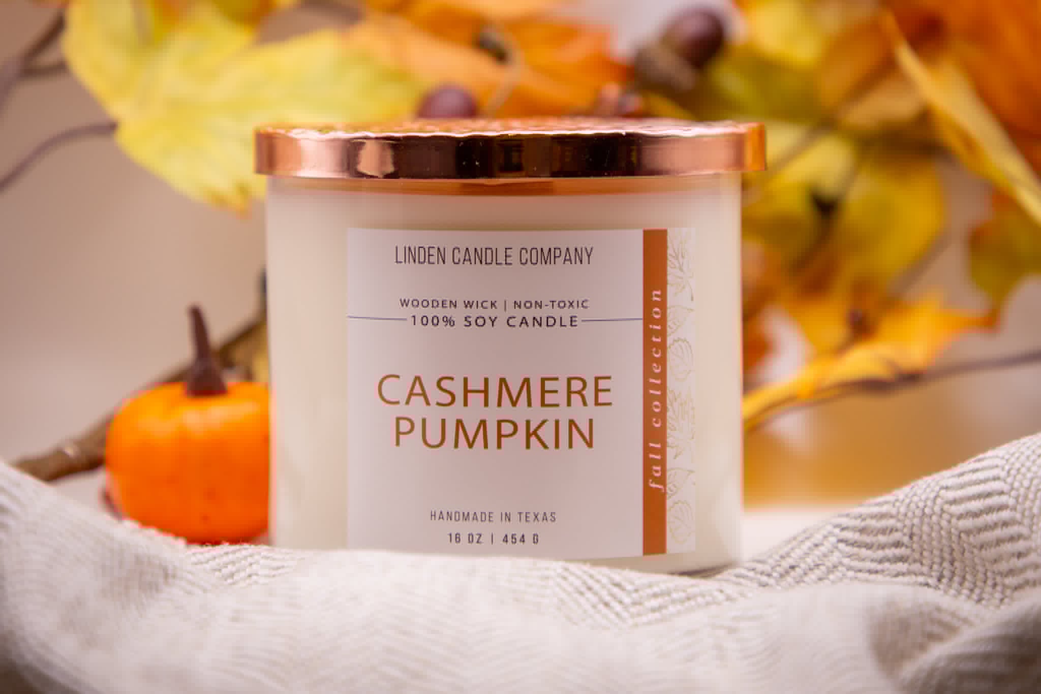 Cashmere Pumpkin 100% Soy Candle