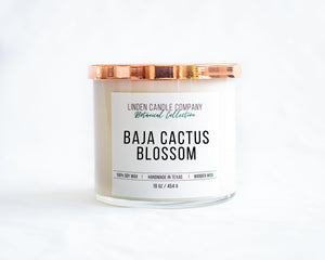 16oz Baja Cactus Blossom Summer Soy Candle