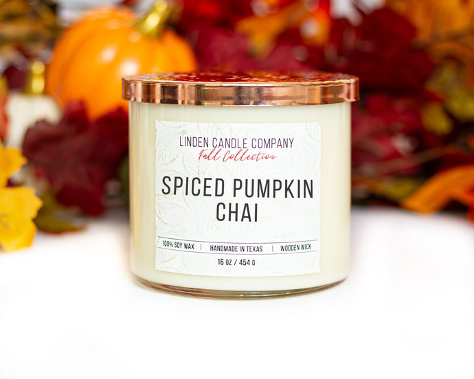 Spiced Pumpkin Chai Soy Candle 16oz
