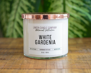 White Gardenia 16oz Spring Soy Candle
